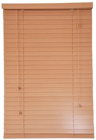 Okenné žalúzie - svetlohnedé Dĺžka žalúzií: 130 cm, Šírka žaluzie: 100 cm