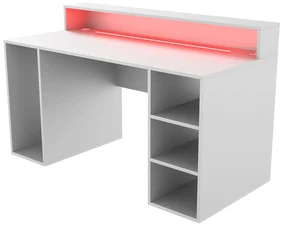 LED Písací stôl Myst (biela). Vlastná spoľahlivá doprava až k Vám domov. 1092049