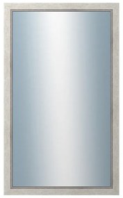 DANTIK - Zrkadlo v rámu, rozmer s rámom 60x100 cm z lišty CARRARA biela (2896)
