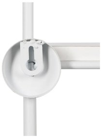 Biela poschodová kovová polica 51 cm – Ixia