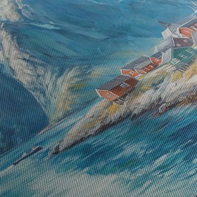 Obraz - Nórska dedinka (90x60 cm)