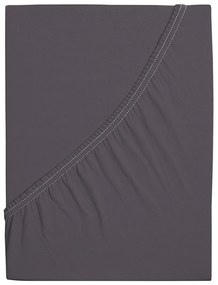 4Home jersey prestieradlo Mako antracit, 90 x 200 cm