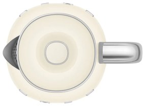 Krémová rýchlovarná kanvica z nehrdzavejúcej ocele 800 ml Retro Style – SMEG