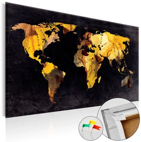 Artgeist Obraz na korku - If the World were a desert... [Cork Map] Veľkosť: 60x40