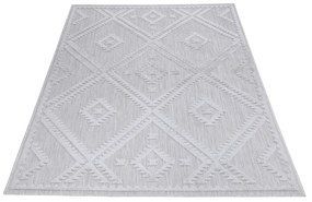 Dekorstudio Terasový koberec SANTORINI - 454 sivý Rozmer koberca: 60x110cm