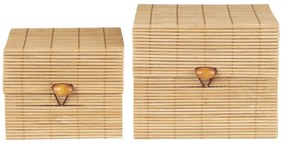 Ib Laursen Úložný bambusový box – set 2 ks