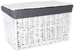 Prútený kôš VARITAS 160 l biely