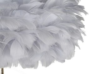 Stojacia lampa Feathers 170 cm sivá/zlatá