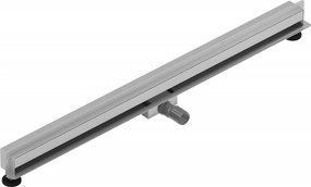 Mexen Flat nerezový sprchový žľab na stenu 110 cm vzor WALL, 1030110