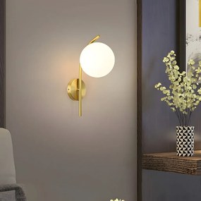 Toolight Toolight, nástenné svietidlo 1xE27, G104-1W, zlatá lesklá, OSW-09729