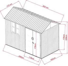 Záhradný domček Avenberg NORMAN