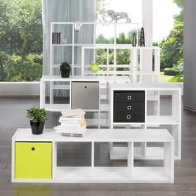 Regál Max, 3x3 priehradky, biely