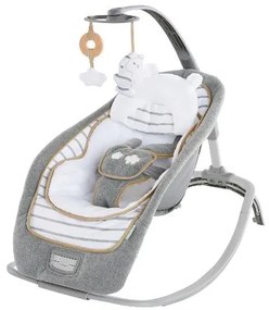 Ingenuity™ Detské ležadlo Rocking Seat Bella Teddy, sivá  (100392206)