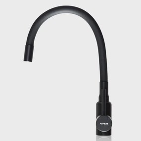 ALVEUS 1144433 - Drezová batéria s flexibilným ramienkom MINTAS 34 cm matná čierna