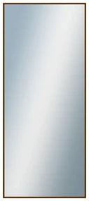 DANTIK - Zrkadlo v rámu, rozmer s rámom 60x140 cm z lišty Hliník hnedá (7269211)
