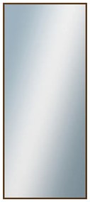 DANTIK - Zrkadlo v rámu, rozmer s rámom 60x140 cm z lišty Hliník hnedá (7269211)