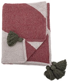 Bloomingville Prehoz z recyklovanej bavlny Jolly Red 160 x 130 cm