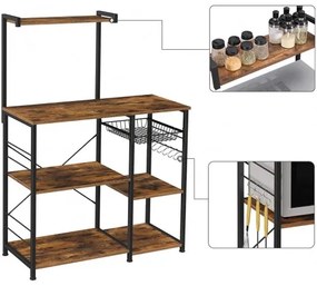 Kuchynská polica VASAGLE KKS35X