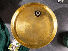 Orient konferenčný stolík 65 cm zlatý