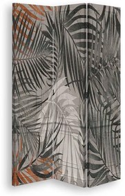 Ozdobný paraván, Tanec listů - 110x170 cm, trojdielny, korkový paraván