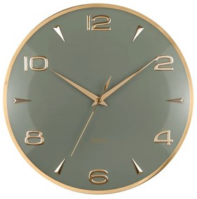 Karlsson 6017GR dizajnové nástenné hodiny sivá, pr. 40 cm
