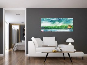 Obraz - Snová krajina (120x50 cm)