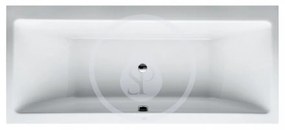 LAUFEN Pro Vaňa s konštrukciou, 1800 mm x 800 mm, biela H2329510000001