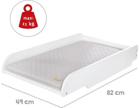 Biely prebaľovací pult Style – Roba