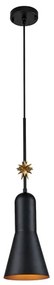Elstead ETOILE-P-M-MB - Luster na lanku ETOILE 1xE27/60W/230V pr. 17,8 cm čierna