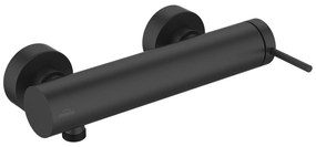 Invena Kalitea, nástenná sprchová batéria 150mm, čierna matná, INV-BN-72-004-V