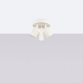 Krémovobiele bodové svietidlo Gleam – Sollux