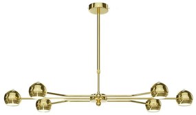 Jupiter 1978 - Luster na tyči TIANA 6xGU10/10W/230V zlatá