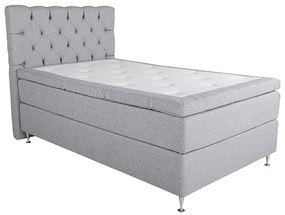 Furudal 120 boxspring posteľ svetlo sivá čelo Sarna