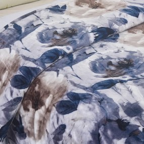 Fialové mikroplyšové obliečky na jednolôžko 140x200 cm Riana – My House