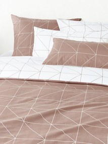 Vzorovaná bavlnená obliečka na paplón Marla