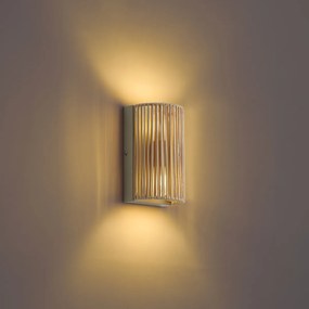 Japandi nástenná lampa béžová IP44 - Jayla
