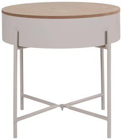 Kovový okrúhly odkladací stolík ø 40 cm Sisco – House Nordic