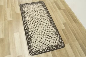 Protišmykový kuchynský koberec/ behúň Flex 19654/19 hnedý