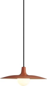 Retro závesná lampa oranžová pre koľajnicový systém 1-fázový - Slimline Panzi