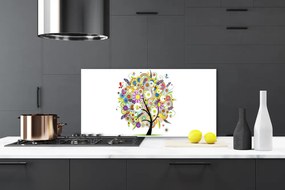 Nástenný panel  Strom umenie 100x50 cm