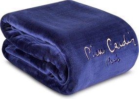 AKRYLOVÁ DEKA PIERRE CARDIN CLARA1 160X220 CM TMAVOMODRÁ