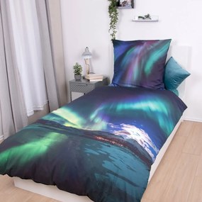 Bavlnené posteľné prádlo Northern Lights, 135 x200 cm, 80 x 80 cm