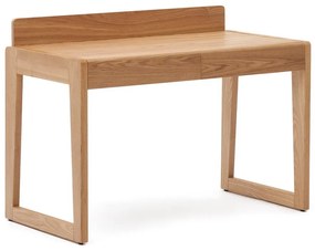 Pracovný stôl s doskou v dekore jaseňového dreva 60x120 cm Arandu – Kave Home