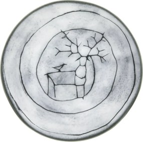 Tanier Posio 21 cm, šedý