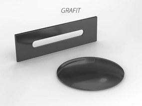 Besco Akrylátová obdĺžniková vaňa Vitae Slim Plus 150x75, s prepadom BESCO-Typ výpuste: Alcaplast Click-Clack so štrbinovým prepadom, grafit, BESCO-R…