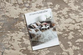 Koberec BLISS Z194AZ148 tmavo béžový / béžový - Abstrakcia