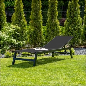 MI Záhradné ležadlo LORD 60 čierne