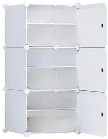 Hogler 3406 Variabilný regálový systém 6 políc 96 x 44 x 32 cm, biely