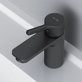 Umývadlová batéria AM.PM X-Joy S FXB02122 jednopáková, čierna