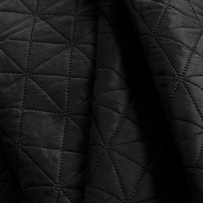Prešívaný prehoz na posteľ LAILA 170x270 čierny